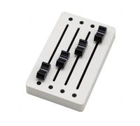 Contrôleur MIDI Dc Fader 4 Canaux | Acier Inoxydable(White)