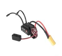 Contrôleur Moteur 35A avec Port Programmation Externe(B) | Étanche et pour anti-poussière, pour idéal courses tout-terrain, nettoyage pour facile après usage eau, connecteurs