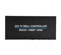 ContrôLeur Mural VidéO Avec Interface MultiméDia Hd 2x2, Affichage Hd 4k Et 60hz, Rotation à 180 DegréS, ContrôLeur Mural Tv, Prise Us 110-240v