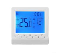 Contrôleur numérique de température ambiante Thermostat LCD programmable, thermostat d'ambiance programmable 5 + 2 semaines, fonction antigel, 5-90 ℃