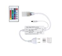 Contrôleur pour Gaine Néon LED Flexible Dimmable 11W/m 220V AC 60 LED/m Semi-circulaire 180° IP67 sur Mesure Coupe tous les 100c Blanc