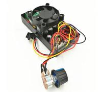 Contrôleur PWM de vitesse de moteur à courant continu à pont en H avec interrupteur d'inversion de commande ventilateur de freinage 12V 24V 36V 50V ajusteur de vitesse(6.8)