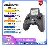 Contrôleur radio Radiomaster Zorro (M2) CC2500/ 4 en 1/ ELRS 2,4 GHz OPENTX et EDGETX commutable en Mode 1 et Mode 2 CC2500
