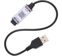 Contrôleur Rvb Intelligent USB pour Ruban LED Rgb, Noir