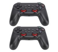Contrôleur sans Fil 2,4 G, Manette de Jeu à Double Vibration avec Récepteur USB pour Ordinateur PC TV, Joystick Ergonomique Prenant en Charge Plusieurs Plates-formes et Longue