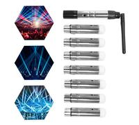Contrôleur sans fil, 2,4 GHz ISM, 126 canaux, contrôleur d'éclairage LED DMX512, 7 récepteurs sans fil