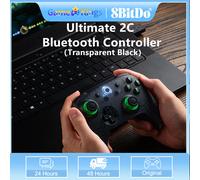 Contrôleur sans fil 8BitDo Ultimate 2C pour PC Windows et Android, avec taux d'orientation de 1000 Hz, joysticks et déclencheurs à effet Hall Dark BLUE