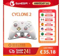 Contrôleur sans fil Original Gamesir Cyclone 2 avec contrôleur à effet Hall pour PC Steam Switch ios Andrioid base en option black set