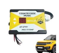 Contrôleur sonore de corne multi-tons - Système de commande de haut-parleur du klaxon, accessoire audio de véhicule bruyant | Cadeau de gadgets automobiles pour le père, la mère, l'ami, les hommes, le