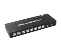 Contrôleur Synchrone 4/8/16 Ports - Synchroniseur/partageur USB Multi-ouvert, Commutateur KVM Répartiteur Contrôleur De Jeu, Synchroniseur Contrôleurs De Souris Clavier USB(16 ports)