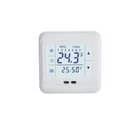 Contrôleur Température Tactile LCD Blanc AC 220V - Thermostat Numérique