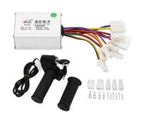 Controleur Trottinette Electrique Contrôleur de moteur for vélo électrique 12V 24V 36V 48V 250W 350W 500W 800W 1000W, touches verrouillage l'accélérateur rotatif, accessoires for Scooter(24V 250W)