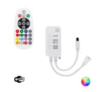 Contrôleur Variateur Wi-Fi pour Ruban LED RGBIC Numérique SPI 12-24V DC avec Té