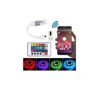 Contrôleur wifi intelligent pour contrôleur de musique bande lumineuse à led rvb télécommande rf ir - blanc
