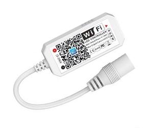 Contrôleur WiFi RGBW 4 canaux pour systèmes d'éclairage LED d'aquarium, avec contrôle de la luminosité en continu, plusieurs modes dynamiques et paramètres de minuterie
