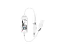 Contrôleur WiFi RGBW RGB Magic Home APP compatible avec Alexa DC12-24V Lumière LED monochrome variateur vocal(Single Color)