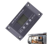 Contrôleurs de charge de panneau solaire,Contrôleur de charge solaire Mppt - Contrôleur solaire MPPT contrôleur de charge | 2 contrôleurs d'énergie renouvelable USB, contrôleur de panneau solaire 12V