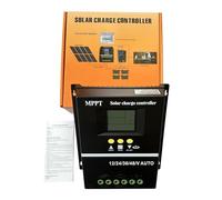 Contrôleurs de charge solaires MPPT pratiques et avancés, capacité 150 A, accessoire de régulation de tension automatique avec piles, régulateur de puissance solaire extérieur