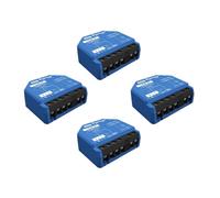 Contrôleurs Domotiques - Shelly - 1 Gen3 - Ensemble de 4 - Wi-Fi et Bluetooth - Automatisation Éclairage