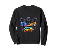 Contrôlez Le Chaos Urban Street Art Graphic Sweatshirt