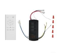 Contrôlez votre ventilateur de plafond sans effort avec un système de télécommande complet qui offre plusieurs vitesses. (B)