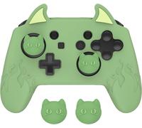 Controller Case for Switch Pro Protection,Cover for Switch Pro with Joystick Cap and Matcha Stickers,Demon Edition