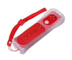 Controller Manette Wiimote Remote Telecommande avec Housse Pour Nintendo Wii rouge