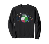 Conure à Joues Vertes Chubby as a Planet Solar System Birb Sweatshirt