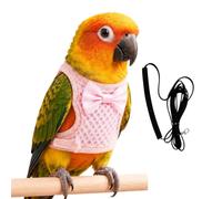 Conure Harnais pour oiseaux avec corde, respirant, anti-fuite, léger