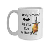 Conure Soleil De Trick Or Treat Tasse À Café Drôle Tasses Céramique Tasse 330Ml Pour Lait Thé Chocolat Chaud