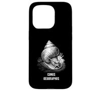Conus Geographus Cône d'escargot Illustration Scientifique Coque pour iPhone 15 Pro