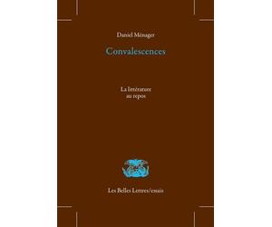 Convalescences La Littérature au repos - Daniel Ménager - Belles Lettres - broché - Essai