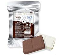 CONVAR-7 NextGen Energy Bar Duo Choco & Milk (120g) - Ration alimentaire d’urgence individuelle, barre haute énergie chocolat croustillant, longue conservation, survie, outdoor