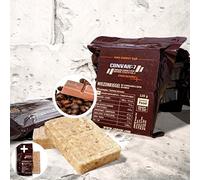 CONVAR-7 Pack barre énergétique Chocochino,pour sport et activités de plein air,nourriture pour situations d'urgence, ration de survie.Goût chocolat cappuccino,emballage compact et longue conservation
