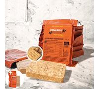 CONVAR-7 Pack barre énergétique multi-vitamines, pour sport et activités de plein air, nourriture pour situations d'urgence, ration de survie. Goût biscuit, emballage compact et longue conservation.