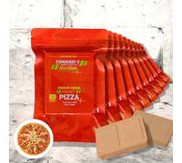CONVAR-7 Pack barre énergétique Pizza, pour sport et activités de plein air, nourriture pour situations d'urgence, ration de survie. Goût cracker/pizza, emballage compact et longue conservation.