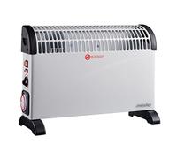 Convecteur avec minuterie et ventilateur Turbo - Mesko MS 7741b - 3 niveaux de puissance : 750W, 1250W, 2000W - Blanc