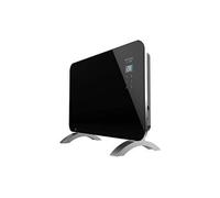 Convecteur avec panneau en verre programmable wifi 1000w noir