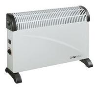 Clatronic Convecteur électrique KH 3077N 2000 W – Thermostat réglable, protection surchauffe – Blanc