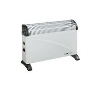 Clatronic Convecteur électrique KH 3077N 2000 W – Thermostat réglable, protection surchauffe – Blanc