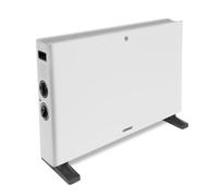 Convecteur électrique 2000W - Blanc - Avec Ventilateur Turbo - Thermostat réglable - 2 positions de chauffage