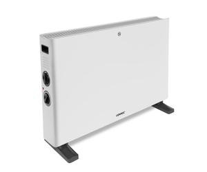 Convecteur électrique 2000W - Blanc | Ventilateur Turbo et 2 positions de chauffage