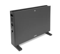 Convecteur électrique 2000W - Gris | Ventilateur Turbo et 2 positions de chauffage