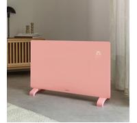 WARM CRYSTAL 2000W - Convecteur Électrique En Verre WiFi Sans Roulettes. Basse Consommation