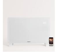 WARM CRYSTAL 2000W - Convecteur Électrique En Verre WiFi Sans Roulettes. Basse Consommation