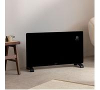 Convecteur électrique en verre WiFi - WARM CRYSTAL 2500W - Noir - Programmable - IP24