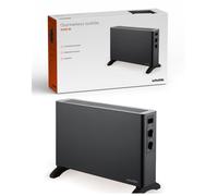 Convecteur électrique - LIVOO - 2000W - Thermostat réglable - Protection thermique - Noir