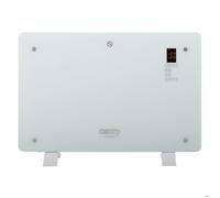 Convecteur électrique Radiateur à Convection Télécommande, Ecran Tactile LED,, CR 7721, 1500, Blanc