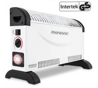 MONZANA® Convecteur électrique 2000W chauffage d'appoint minuteur 24h 3 niveaux de chauffage thermostat radiateur électrique mobile pied