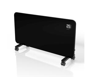 Convecteur en verre jusqu'à 2000 W Noir